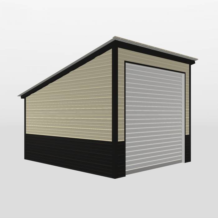 Single Slope Carport